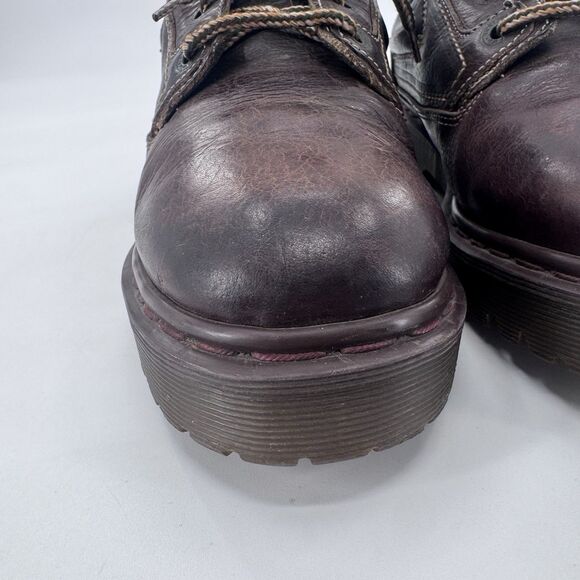 Dr. Martens Vintage 90s Brown Leather Platform Men’s size 9 Oxford Shoes 8424 main image 10